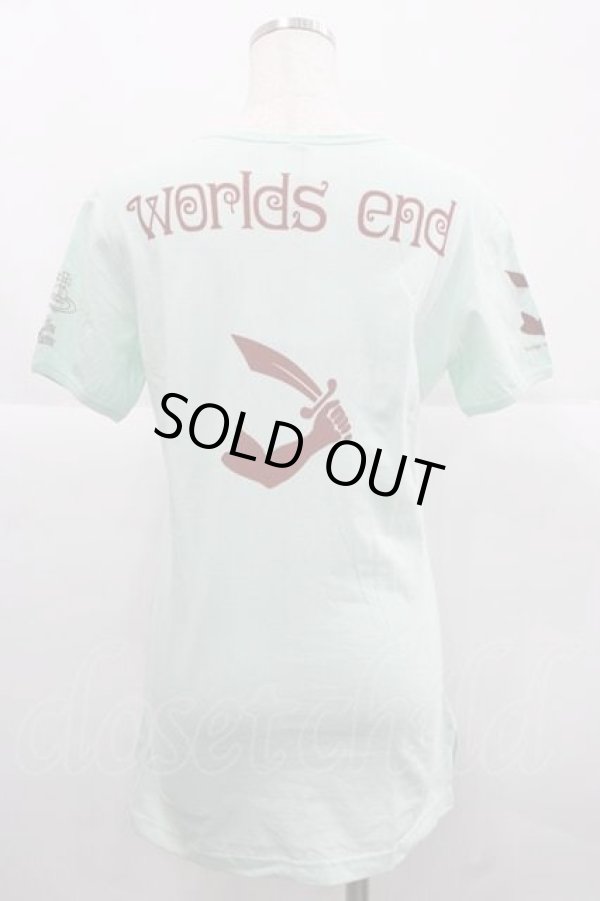 画像2: ヴィヴィアンウエストウッド 中古 / WORLDS END　時計プリントTシャツ  ミント  I-25-12-10-010-to-HD-ZI (2)