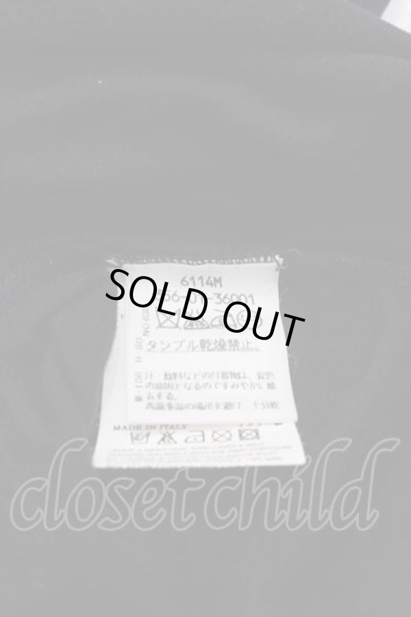 画像5: ヴィヴィアンウエストウッド 中古 / カラーオーブ刺繍半袖カットソー S 黒  I-25-12-10-011-to-HD-ZI (5)