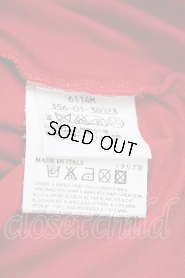 画像5: ヴィヴィアンウエストウッド 中古 / カラーオーブ刺繍半袖トップス S 赤  I-25-12-10-012-to-HD-ZI (5)