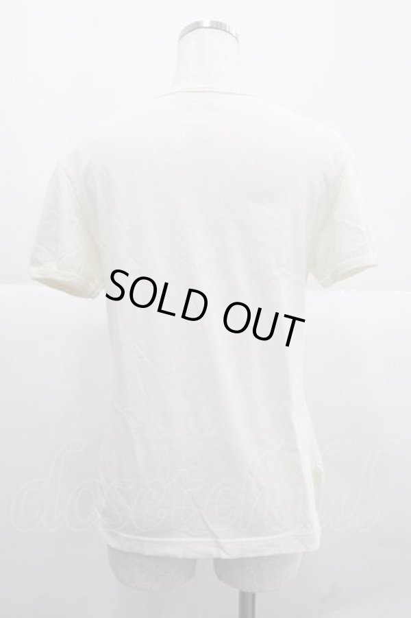 画像2: ヴィヴィアンウエストウッド 中古 / TS/テディベアTシャツ S アイボリーＸアオ  I-25-12-10-013-ts-HD-ZI (2)
