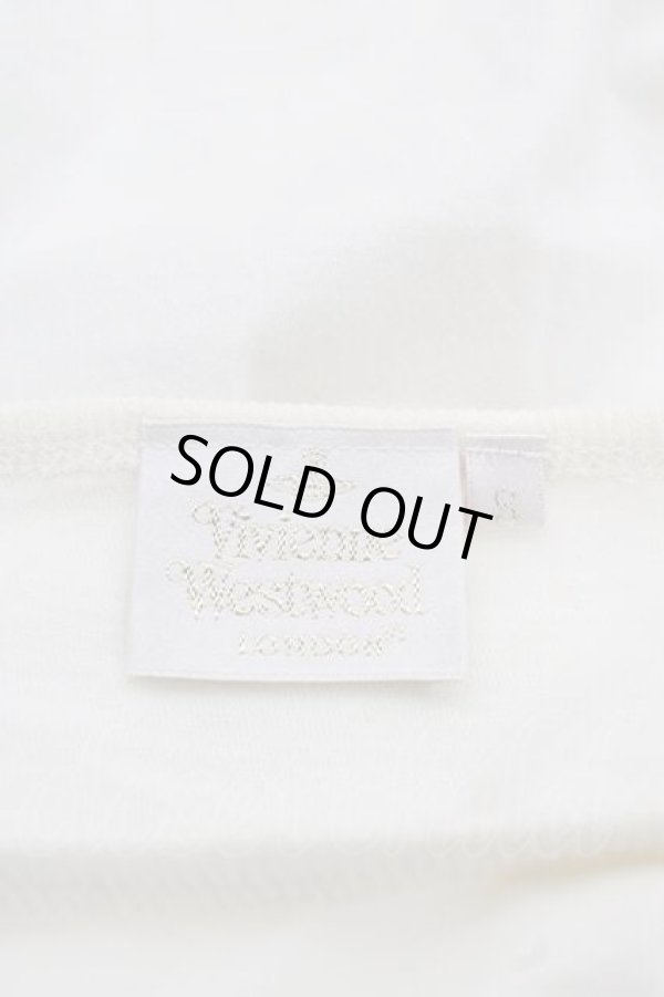 画像5: ヴィヴィアンウエストウッド 中古 / TS/テディベアTシャツ S アイボリーＸアオ  I-25-12-10-013-ts-HD-ZI (5)