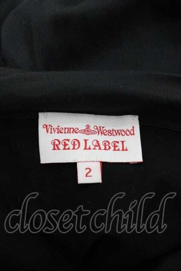 画像4: ヴィヴィアンウエストウッド 中古 / 単色オーブ刺繍スクエアカットソー 2 ブラック  I-25-12-10-015-to-HD-ZI (4)