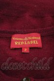 画像5: ヴィヴィアンウエストウッド 中古 / 単色オーブ刺繍ニットカーディガン 2 赤  I-25-12-10-016-to-HD-ZI (5)