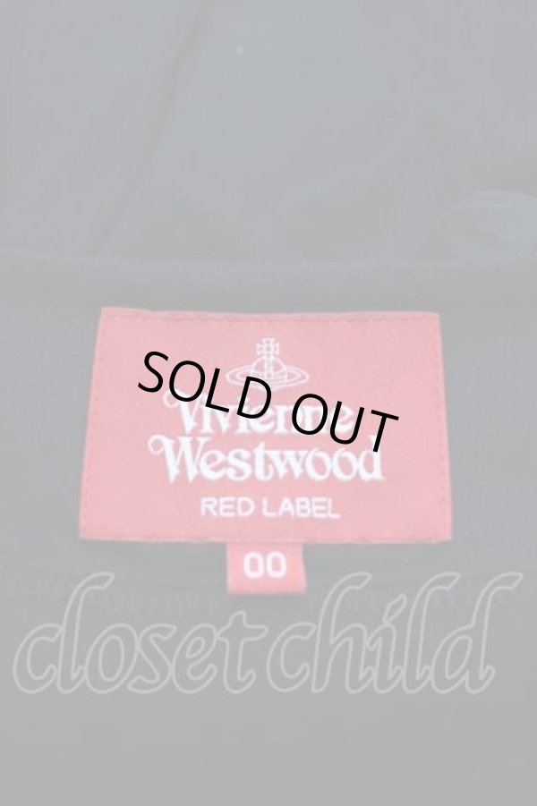 画像3: ヴィヴィアンウエストウッド 中古 / スリーブ切替ドレープカットソー 00 黒  I-25-12-10-017-to-HD-ZI (3)