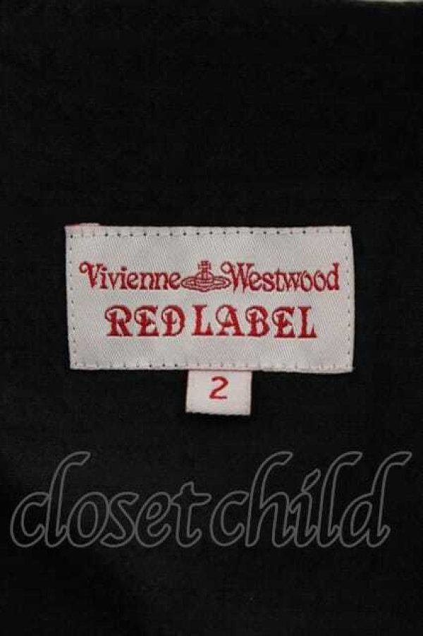 画像3: ヴィヴィアンウエストウッド 中古 / ストライプ風半袖トップス 2 黒  I-25-12-10-018-to-HD-ZI (3)