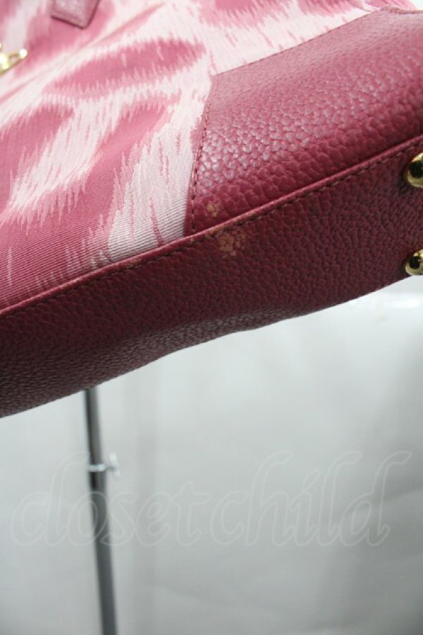 画像4: 【Vintage放出】ヴィヴィアンウエストウッド 中古 / レオパードプレーンバッグ  ピンク  I-25-12-20-001-ba-HD-ZI (4)