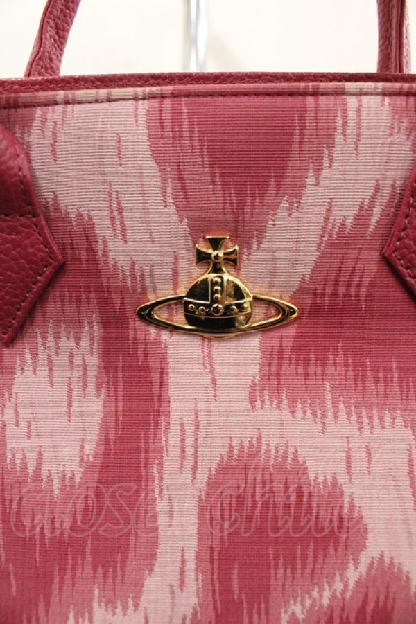 画像6: 【Vintage放出】ヴィヴィアンウエストウッド 中古 / レオパードプレーンバッグ  ピンク  I-25-12-20-001-ba-HD-ZI (6)