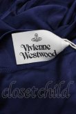 画像4: ヴィヴィアンウエストウッド 中古 / サテンロング半袖ワンピース M ネイビー  I-25-12-24-021-op-HD-ZI (4)
