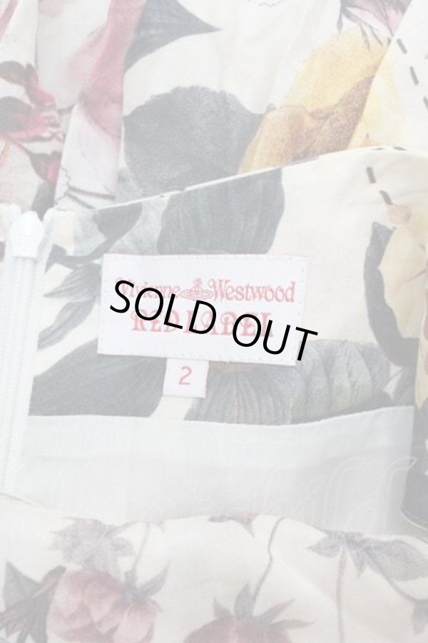 画像3: ヴィヴィアンウエストウッド 中古 / ブーケ総柄ワンピース 2 ベージュ  I-25-12-24-022-op-HD-ZI (3)