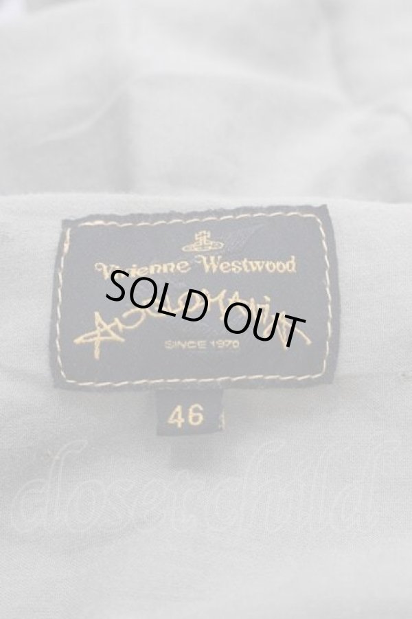 画像3: ANGLOMANIA 中古 / 2カラー切リ替エワンピース 46 グリーン白  I-25-12-24-023-op-HD-ZI (3)