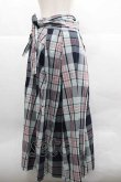 画像2: ヴィヴィアンウエストウッド 中古 / チェックロングスカート 02 サックス  I-25-12-24-027-sk-HD-ZI (2)