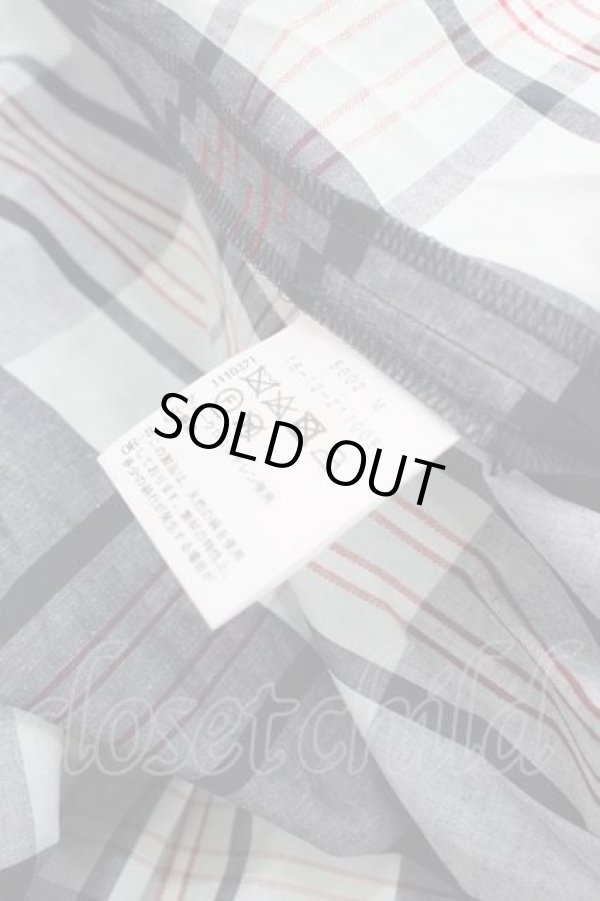 画像4: ヴィヴィアンウエストウッド 中古 / チェックロングスカート 02 サックス  I-25-12-24-027-sk-HD-ZI (4)