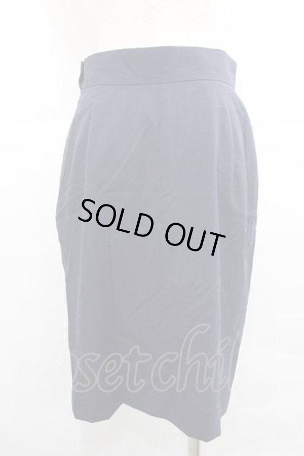 画像2: ヴィヴィアンウエストウッド 中古 / ストライプ地タイトスカート 42 紺  I-25-12-24-033-sk-HD-ZI (2)