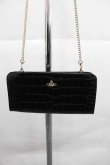 画像2: ヴィヴィアンウエストウッド 中古 / チェーンショルダーバッグ  黒  I-25-12-24-040-ba-HD-ZI (2)