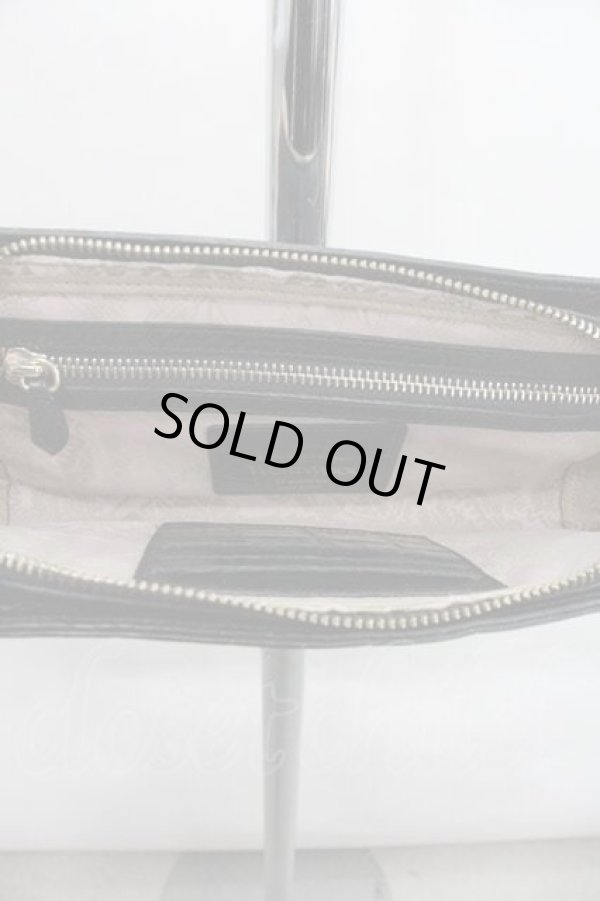 画像4: ヴィヴィアンウエストウッド 中古 / チェーンショルダーバッグ  黒  I-25-12-24-040-ba-HD-ZI (4)