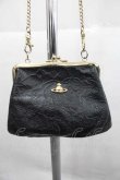 画像2: ヴィヴィアンウエストウッド 中古 / オーブチェーンポシェット  黒Ｘゴールド  I-25-12-24-041-ba-HD-ZI (2)