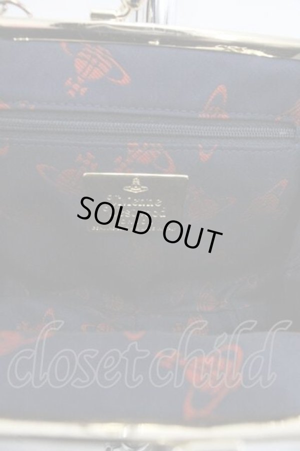 画像4: ヴィヴィアンウエストウッド 中古 / オーブチェーンポシェット  黒Ｘゴールド  I-25-12-24-041-ba-HD-ZI (4)