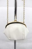 画像5: ヴィヴィアンウエストウッド 中古 / エナメルオーブガマ口ポーチ  白  I-25-12-24-043-gd-HD-ZI (5)
