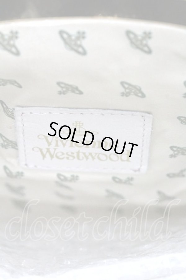 画像7: ヴィヴィアンウエストウッド 中古 / エナメルオーブガマ口ポーチ  白  I-25-12-24-043-gd-HD-ZI (7)