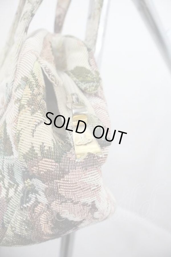 画像3: ヴィヴィアンウエストウッド 中古 / ゴブランローズミニヤスミンバッグ  ベージュ  I-25-12-24-047-ba-HD-ZI (3)