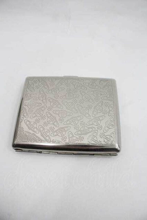 画像2: ヴィヴィアンウエストウッド 中古 / metal cigger case  シルバー  I-25-12-24-050-gd-HD-ZI (2)