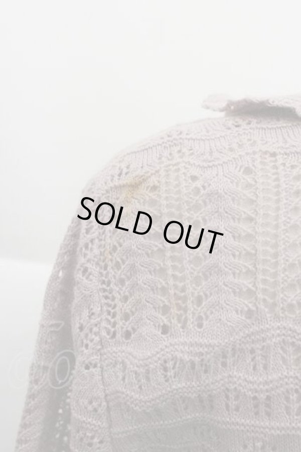 画像3: ヴィヴィアンウエストウッド 中古 / 透カシニットカーディガン  ピンク  I-25-12-24-005-to-HD-ZI (3)