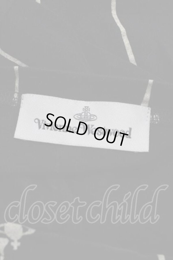 画像3: ヴィヴィアンウエストウッド 中古 / 骨柄半袖カットソー Ｍ 黒  I-25-12-24-008-to-HD-ZI (3)