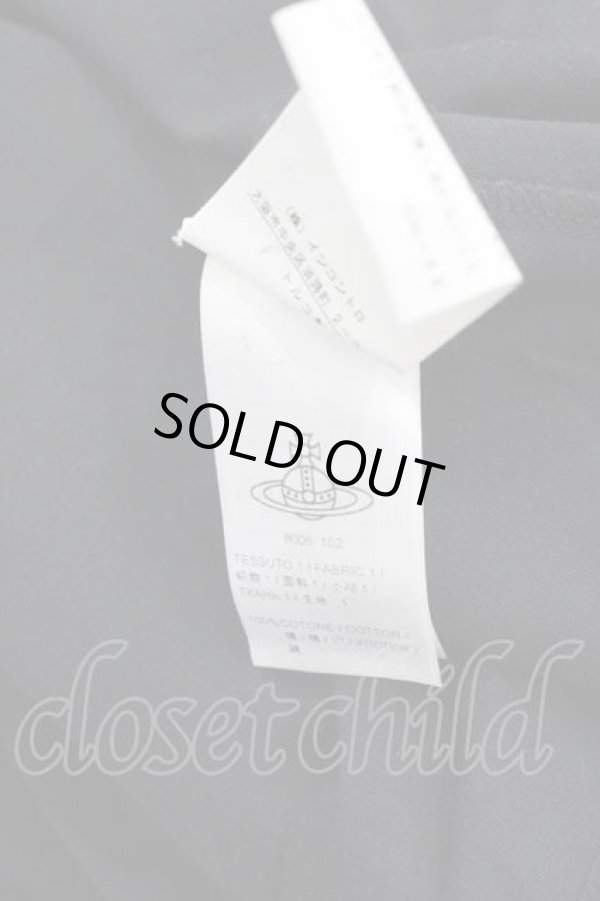 画像6: ANGLOMANIA 中古 / フラワー半袖カットソー M 黒Ｘグレー  I-25-12-24-011-to-HD-ZI (6)