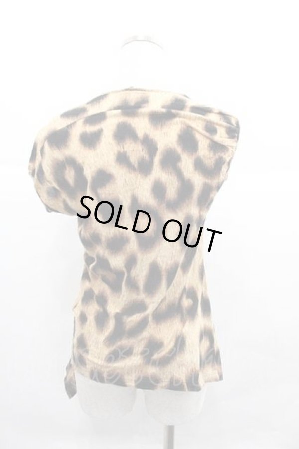 画像2: ANGLOMANIA 中古 / レオパードノースリーブトップス M ブラウン  I-25-12-24-012-to-HD-ZI (2)