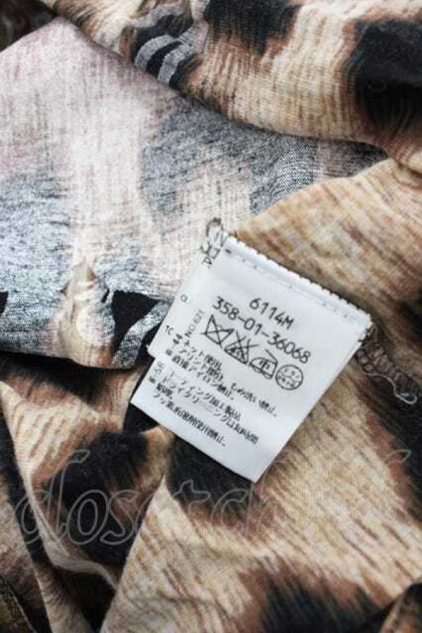 画像4: ANGLOMANIA 中古 / レオパードノースリーブトップス M ブラウン  I-25-12-24-012-to-HD-ZI (4)