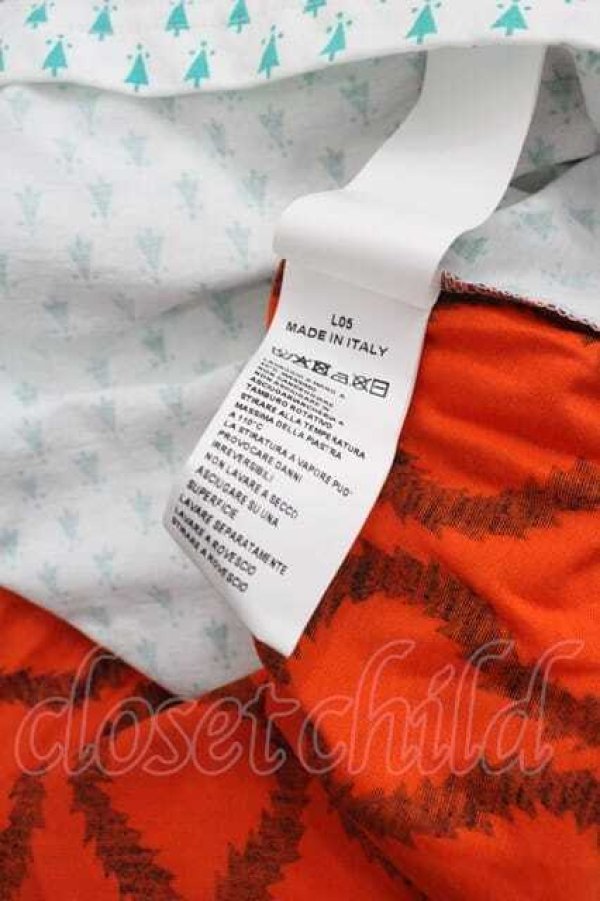 画像4: Worlds End 中古 / /スクイグルノースリーブシャツ OS 白Ｘオレンジ  I-25-12-24-013-to-HD-ZI (4)