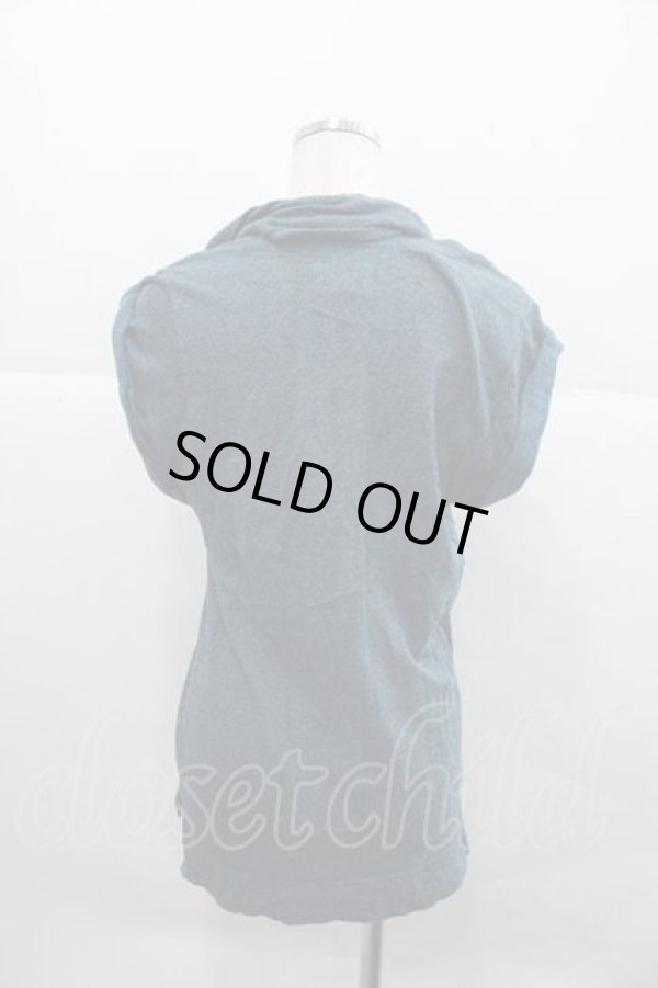 画像2: ANGLOMANIA 中古 / 変形半袖カットソー 38 グリーン  I-25-12-24-015-to-HD-ZI (2)