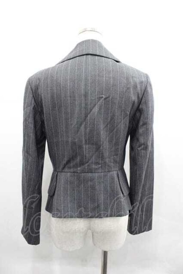 画像3: ヴィヴィアンウエストウッド 中古 / /ストライプラブジャケット 02 グレー  I-25-12-24-019-jc-HD-ZI (3)