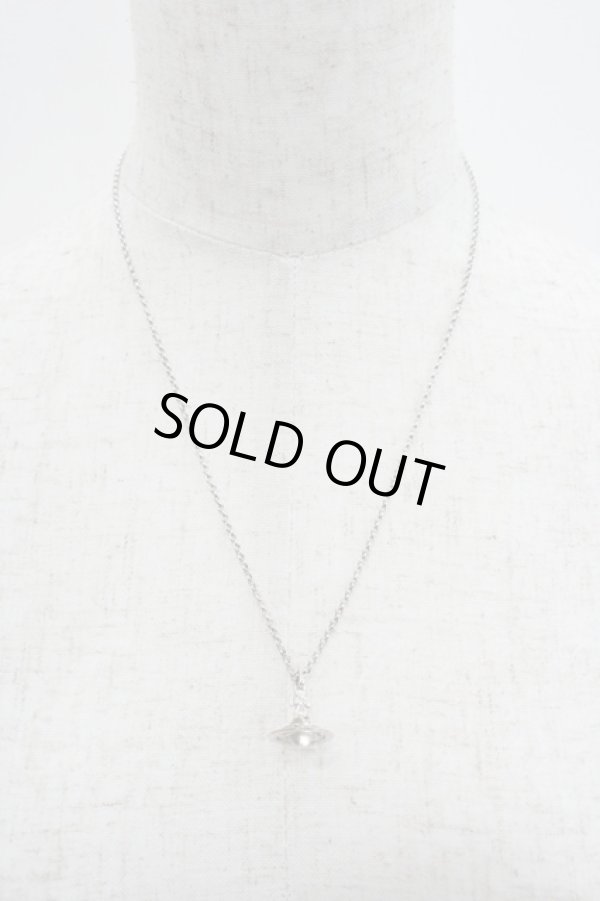 画像2: ヴィヴィアンウエストウッド 中古 / PETITE ORB NECKLACES（プチオーブネックレス）  シルバー  I-26-01-28-023-nl-HD-ZI (2)