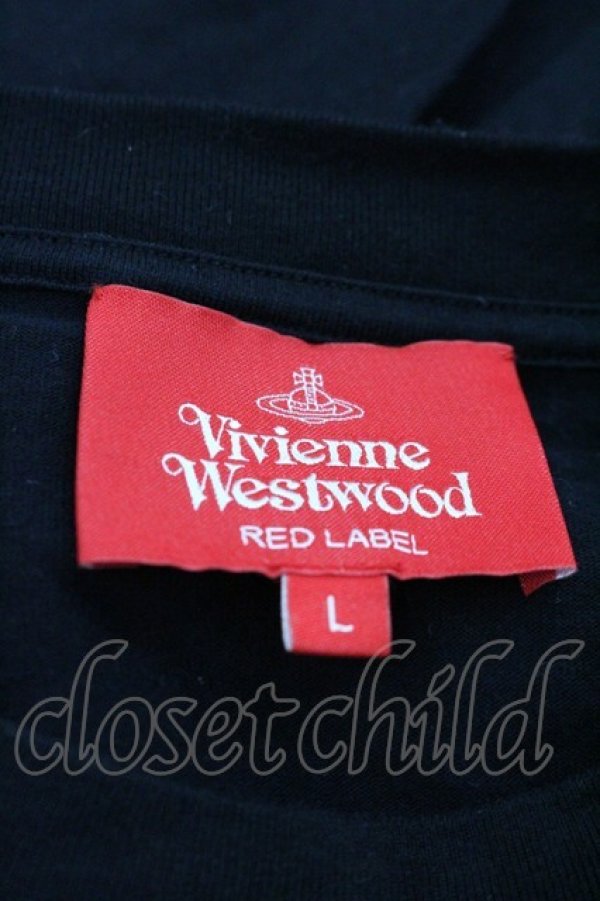 画像4: ヴィヴィアンウエストウッド 中古 / オーブ刺繍ロングカットソー L 黒  I-26-01-28-003-to-HD-ZI (4)