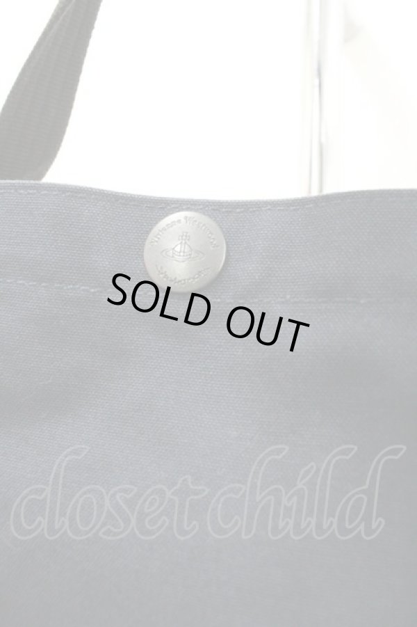 画像3: ANGLOMANIA 中古 / 刺繍トートバッグ  ネイビーＸ赤  I-26-01-28-029-ba-HD-ZI (3)