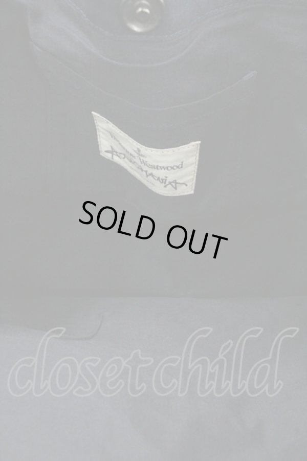 画像4: ANGLOMANIA 中古 / 刺繍トートバッグ  ネイビーＸ赤  I-26-01-28-029-ba-HD-ZI (4)