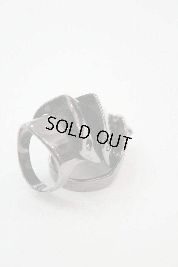 画像2: ヴィヴィアンウエストウッド 中古 / アーマーリング L ガンメタ  I-26-01-28-033-ac-HD-ZI (2)