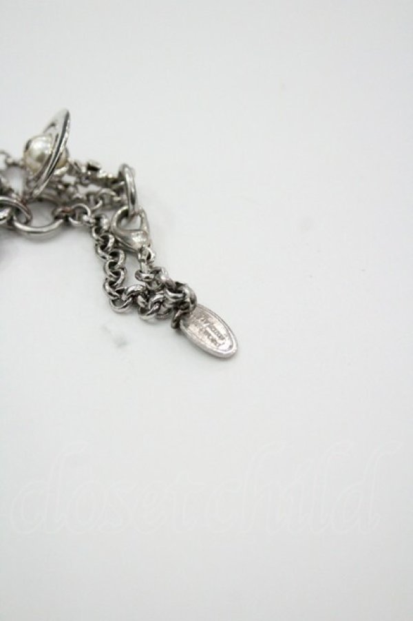 画像3: ヴィヴィアンウエストウッド 中古 / Love Me　PIGブレスレット  シルバーＸピンク  I-26-01-28-034-ac-HD-ZI (3)