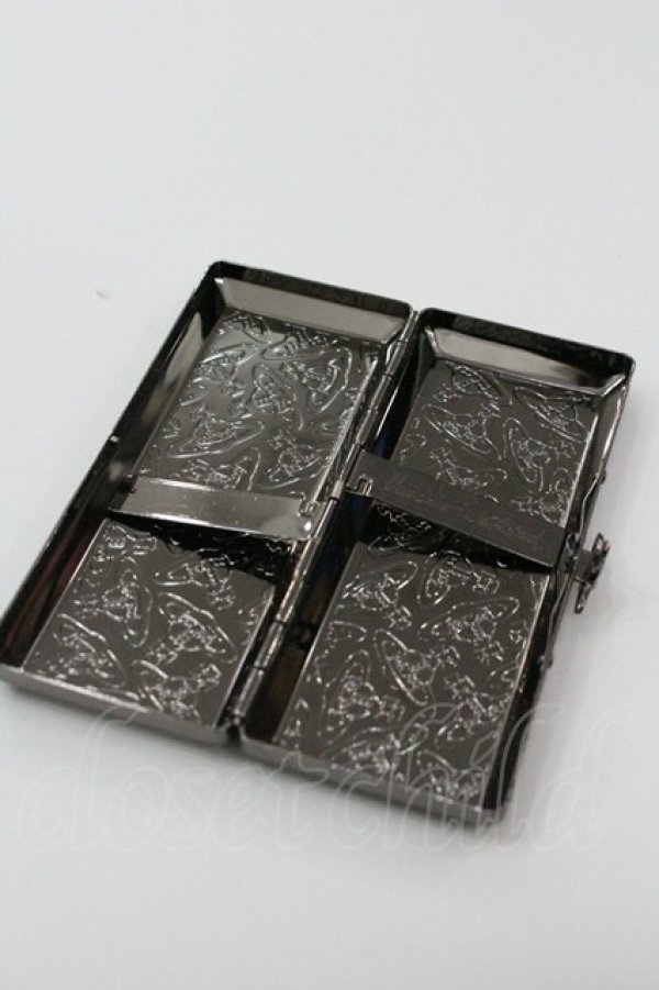 画像4: ヴィヴィアンウエストウッド 中古 / metal slim cigarette　case  シルバー  I-26-01-28-037-gd-HD-ZI (4)