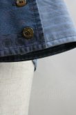 画像4: ヴィヴィアンウエストウッド MAN 中古 / パッチワーク柄長袖シャツ 46 青  I-26-01-28-004-bl-HD-ZI (4)