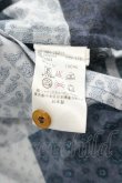 画像6: ヴィヴィアンウエストウッド MAN 中古 / パッチワーク柄長袖シャツ 46 青  I-26-01-28-004-bl-HD-ZI (6)