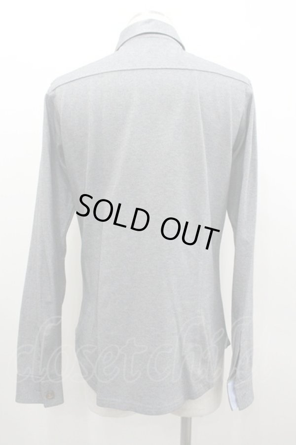 画像2: ヴィヴィアンウエストウッド MAN 中古 / オーブ刺繍長袖シャツ 46 グレー  I-26-01-28-005-bl-HD-ZI (2)