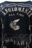画像3: ANGLOMANIA 中古 / ロゴフレームptカットソー  黒Ｘゴールド  I-26-01-28-001-to-HD-ZI (3)