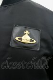 画像3: ヴィヴィアンウエストウッド MAN 中古 / MA-1 RIDERS JACKET 46 黒Ｘゴールド  I-26-01-28-011-jc-HD-ZI (3)