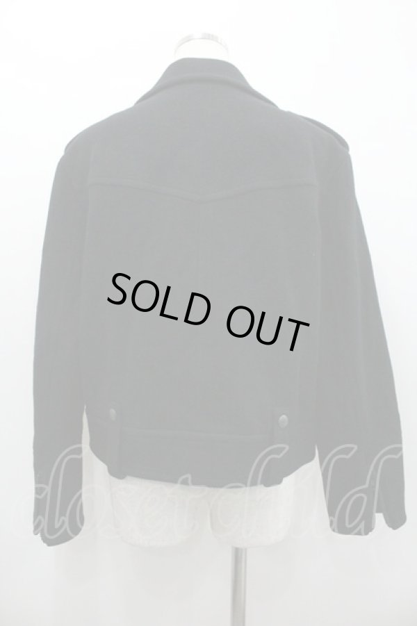 画像2: ヴィヴィアンウエストウッド 中古 / ラブライダースジャケット 02 黒  I-26-01-28-013-jc-HD-ZI (2)