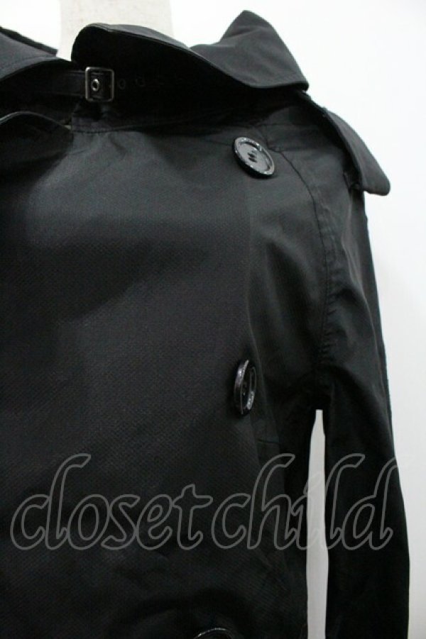 画像3: JUNYA WATANABE 中古 / Windstopper Deformed Trench Coat  ブラック  I-26-01-28-015-jc-HD-ZI (3)