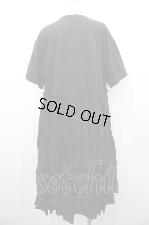 画像2: ヴィヴィアンウエストウッド 中古 / ブロッキング ティアードワンピース 00 黒  I-26-01-28-017-op-HD-ZI (2)