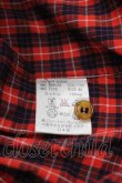 画像5: ヴィヴィアンウエストウッド MAN 中古 / オーブ刺繍チェック半袖シャツ 46 赤Ｘ紺チェック  I-26-02-25-002-bl-HD-ZI (5)