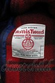 画像5: ヴィヴィアンウエストウッド 中古 / HARRIS TWEEDタグタータンチェックコート 46 赤Ｘ黒チェック  I-26-02-25-024-co-HD-ZI (5)